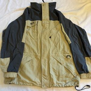 American Eagle Outfitters AE77 Performance Jacket Navy & Tan Men's XL
